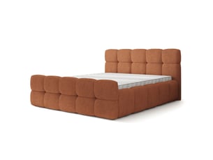 Lit coffre 160x200 cm <strong>MASSENO</strong> <strong></strong> coloris cuivré