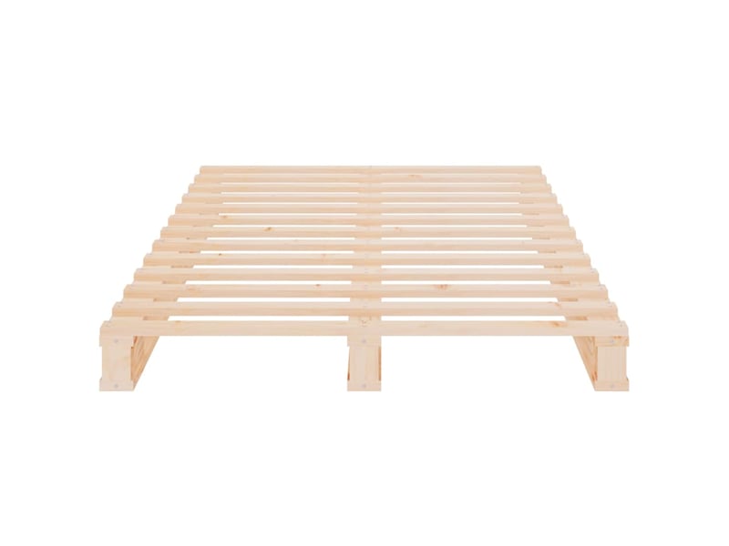  Lit simple- lit adulte -  lit de palette 100x200 cm bois de pin massif  - Conforama D