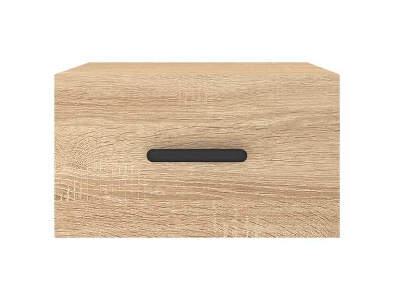  Table de chevet - cabinet de chevet - table de nuit murale chêne sonoma 35x35x20 cm  - Conforama D