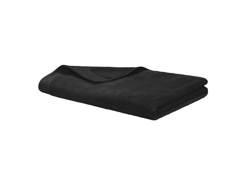 Drap de bain softy 100 x 150 cm éponge zero twist 100% coton peigné 600 gm² noir CP-DDBAINSOFTY-TRUFFE - Conforama C