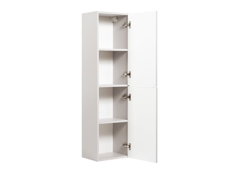 Ensemble double meuble sous vasque avec plan et colonne novo l.160 cm cachemire mat - Conforama E