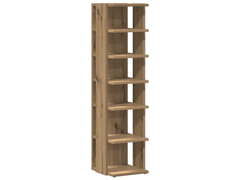  Meuble à chaussure | armoire à chaussures chêne artisanal bois d'ingénierie shl1940  - Conforama A