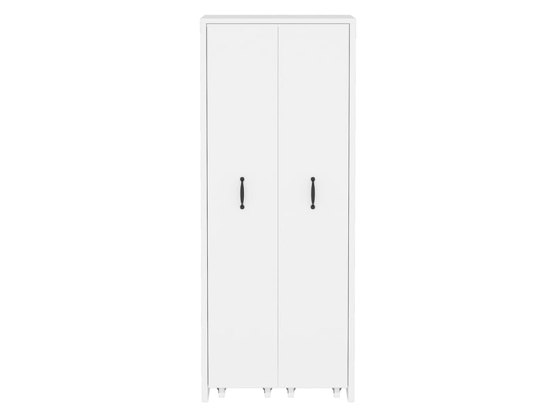  Bibliothèque extensible à roulettes 4 niveaux en mdf blanc 51.5 x 41 x 158 cm N880P3152289W-2 - Conforama A