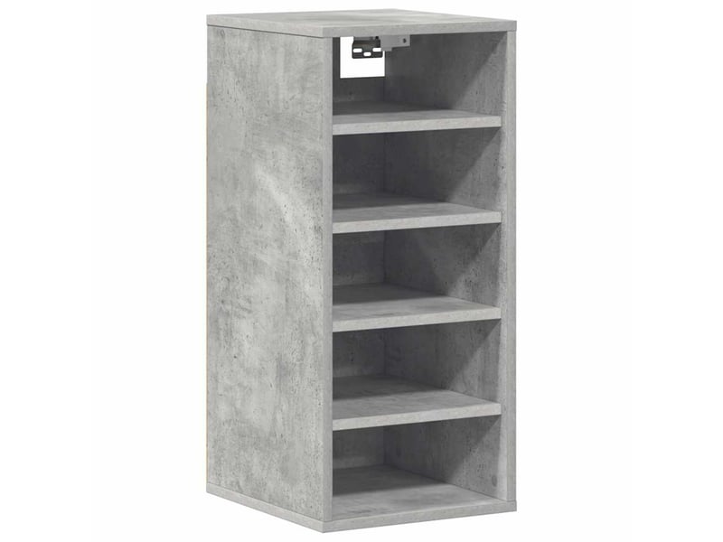  Meuble à chaussures, armoire à chaussures 31,5x35x70 cm gris béton shl6422  - Conforama D