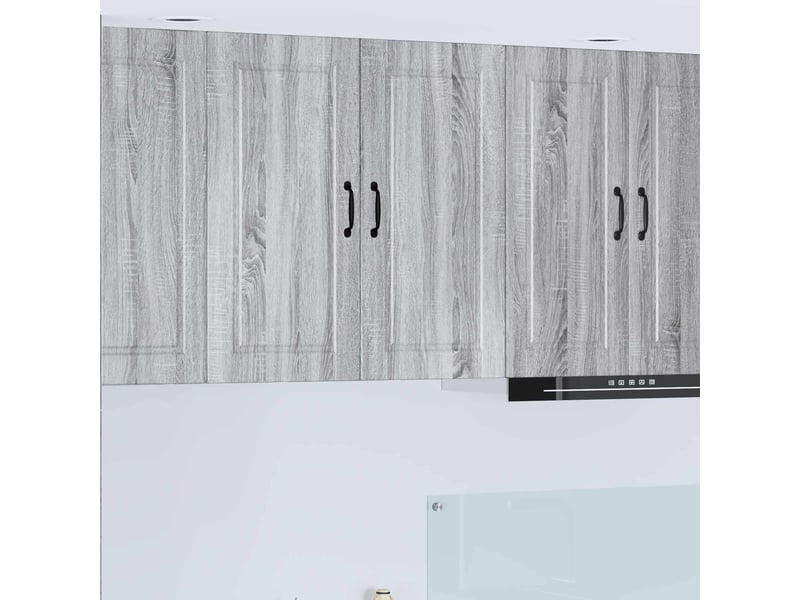  Meuble mural de cuisine, armoire de cuisine gris sonoma 80x31x80cm  - Conforama B