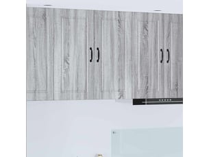 Meuble mural de cuisine, armoire de cuisine gris sonoma 80x31x80cm