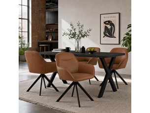 Ensemble table rectangulaire 4 chaise(s) <strong>GOEURVANT</strong> <strong></strong>
