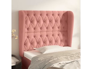 Tete de lit A poser largeur 103 cm rose