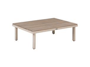 Table basse de jardin fivizzano 90 cm 70 cm acacia beige