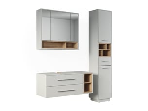 Vicco meubles bain, blancsonoma, 3 pièces