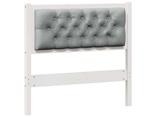 Tete de lit A poser largeur 9 cm <strong></strong> <strong></strong> argenté