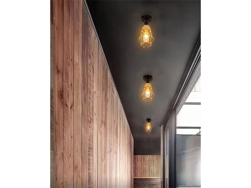  Plafonnier noir carre cage jute e27 lot de 2 150x240 mm 400289_AACLV47715_6_DROPFR - Conforama E