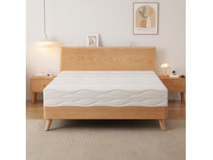 Matelas 90x200 cm <strong>VIVRYN</strong>  <strong></strong> Ressorts ensachés + mousse soutien Ferme épaisseur 20 cm