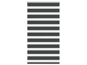 Store zèbre, store de fenêtre noir 75x150 cm largeur du tissu 70,9 cm polyester cf48934