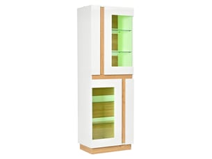Vitrine coloris blanc  SWEIKO  - x180 cm