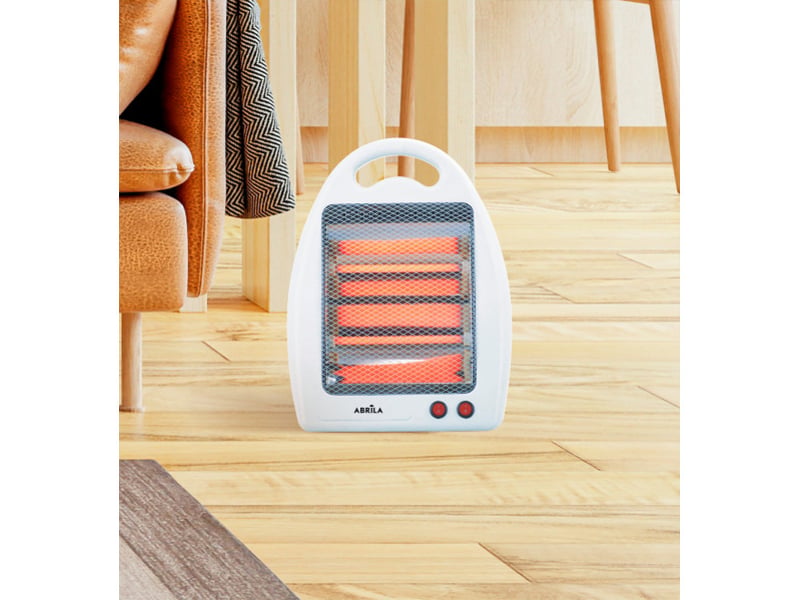  Fabrilamp igneo chauffage radiant à quartz 800 w, 2 puissances, blanc, 39,5 × 30 × 14,5 cm 202430801 - Conforama C