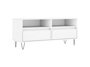 Meuble tv coloris blanc 100 cm <strong></strong>  <strong></strong>