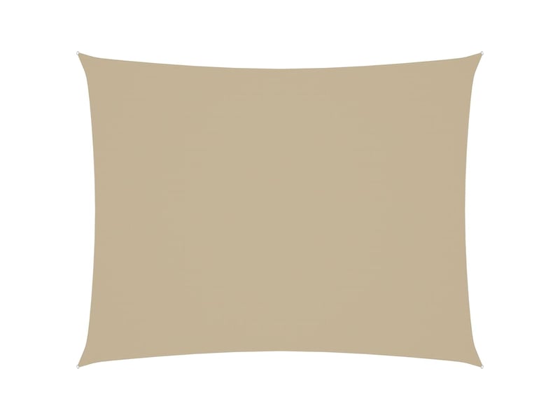  Voile de parasol - voile d'ombrage tissu oxford rectangulaire 2x3,5 m beige  - Conforama A