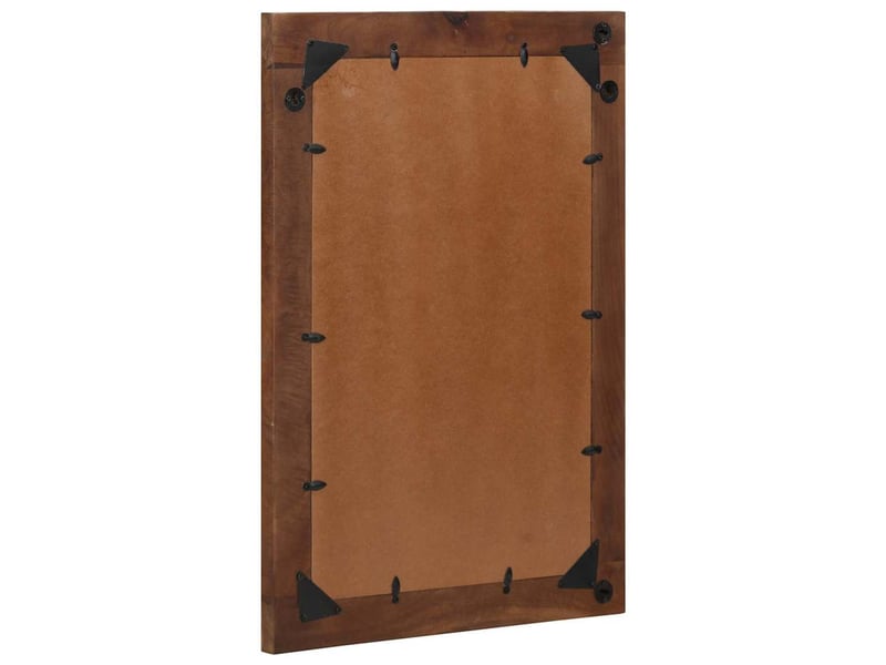 Miroir de salle de bain, miroir de toilette marron miel 70 x 50 x 2,5 cm cf62641 - Conforama C