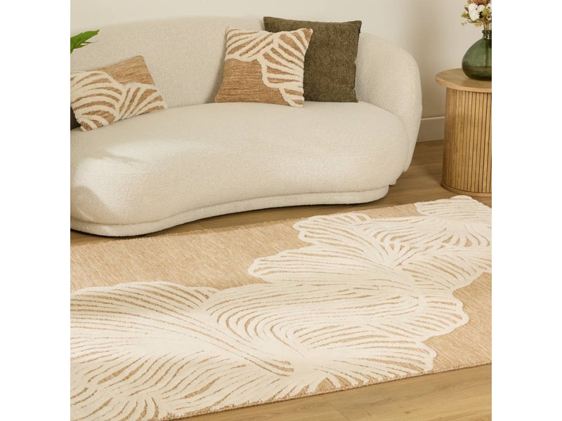  Tapis loomia rectangulaire 160x230cm fleur LOOMIA - Conforama E