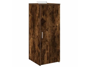 Armoire de rangement, rangement bureau chêne fumé 40x45x103,5cm bois d'ingénierie