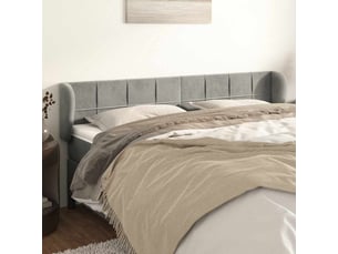 Tete de lit A poser largeur 163 cm <strong></strong> <strong></strong> argenté