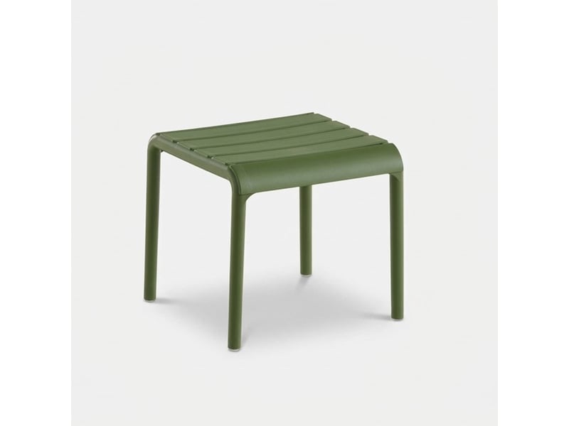  Table basse d'extérieur en polypropylène et fibre de verre bard - vert foncé  - Conforama A