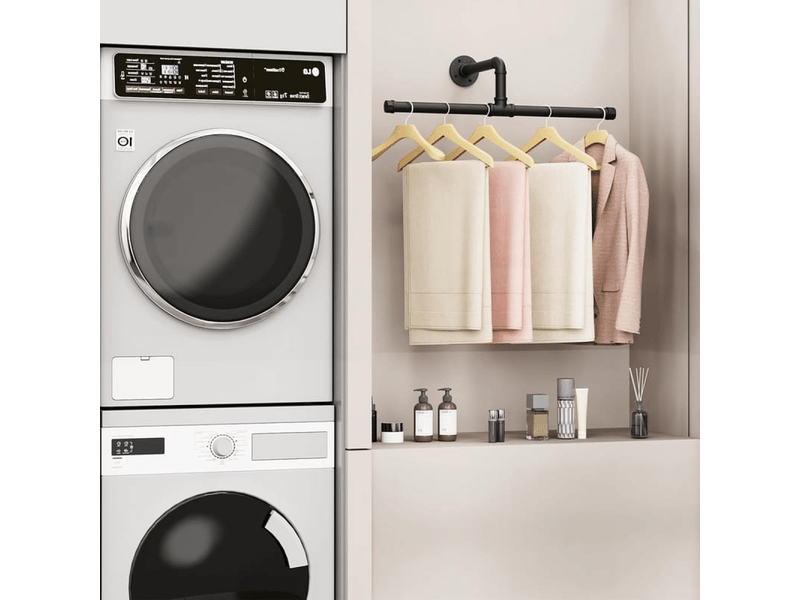  Porte-manteau mural yawenhe (51 cm), amovible de style industriel, permet de gagner de la place dans le salon ou la chambre, noir FC-LJY-04249JY - Conforama C