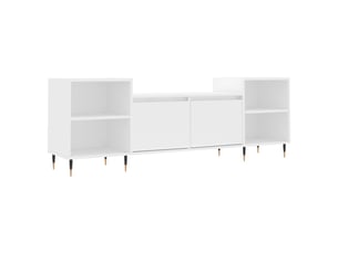 Meuble tv coloris blanc 160 cm <strong></strong>  <strong></strong>