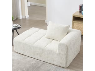 Fauteuil fixe  <strong>DZMDIP</strong> Tissu beige