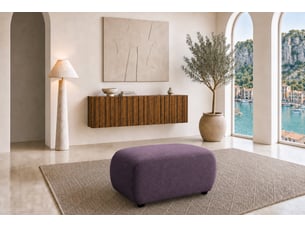 Pouf / repose pied <strong>CASANOVA</strong> <strong></strong> marron