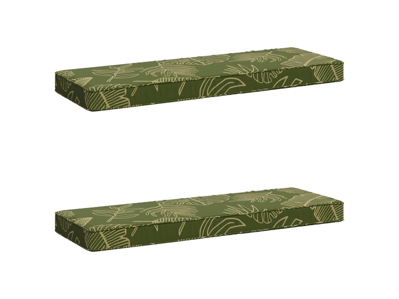  Lot de 2 coussins de banc, coussins d'assise vught 100 % polyester cf58355  - Conforama B