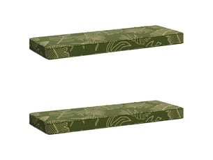 Lot de 2 coussins de banc, coussins d'assise vught 100 % polyester cf58355