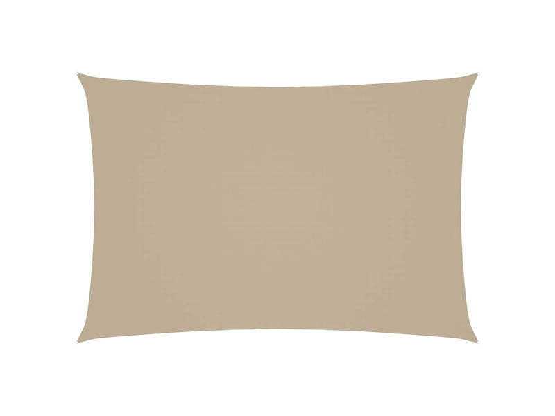  Voile de parasol - voile d'ombrage tissu oxford rectangulaire 2,5x4,5 m beige  - Conforama A