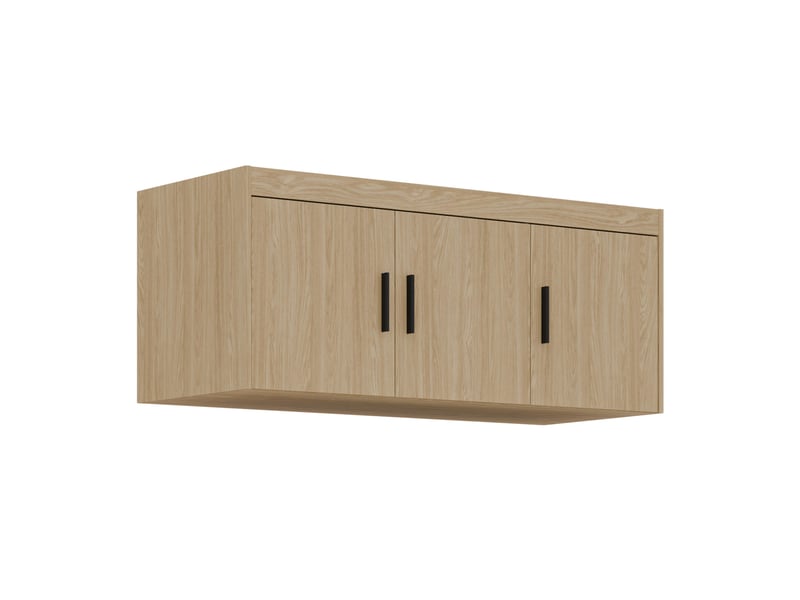  Surmeuble armoire storicos 3 portes chêne huilé 133x55x53 cm Storicos - Conforama A