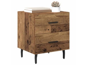 Table de chevet - cabinet de chevet - table de nuit bois ancien 40 x 35 x 47,5 cm