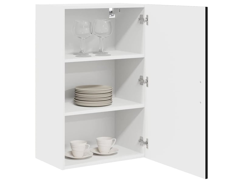  Meuble mural de cuisine | armoire de cuisine noir 50x31x80cm  - Conforama C