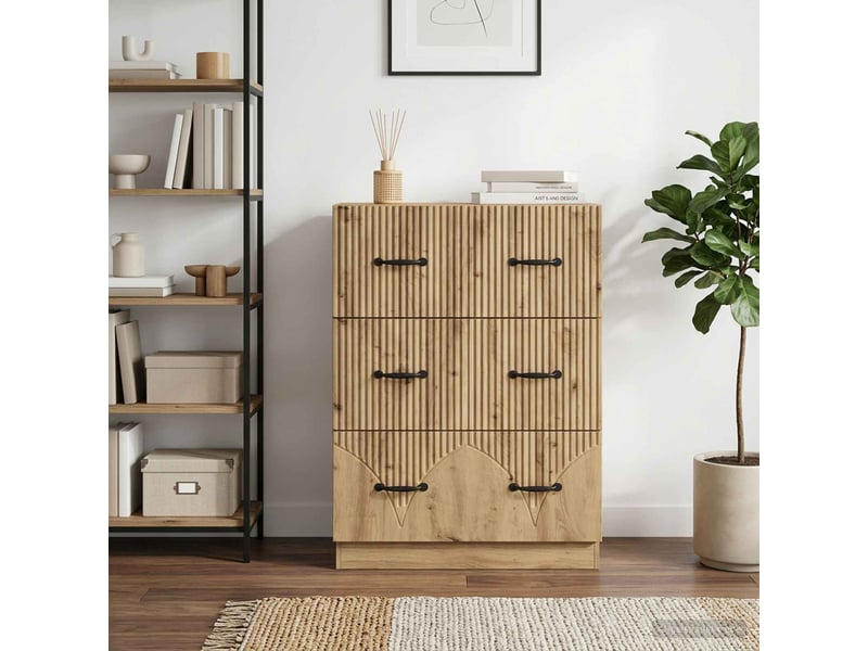  Armoire de rangement bureau, armoire à tiroirs 66 x 34,5 x 87 cm bois d'ingénierie shl3885  - Conforama D