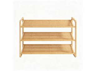 Range-chaussures 3 niveaux 76x33x50,8 cm naturel
