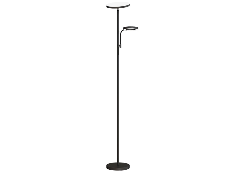  Lampadaire led 42w dimmable 2700k-6500k 4 couleurs variation continue, télécommande et contrôle tactile, 4 modes scène  - Conforama B
