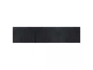 Tapis rectangulaire en bambou noir 70x300 cm - comfortxl