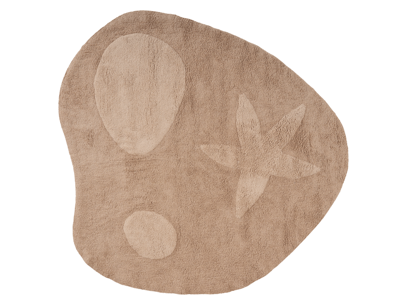  Tapis enfant iringal  beige ø 120 cm coton  - Conforama A
