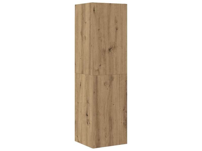  Ensemble de meuble tv - banc tv - meuble de rangement mural 4 pcs chêne artisanal  - Conforama D