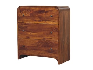 Commode 3 tiroir(s)    ARTISAN FURNITURE  coloris marron largeur 40 cm