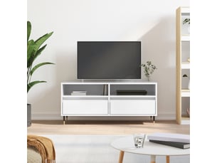 Meuble tv coloris blanc 100 cm <strong></strong>  <strong></strong>