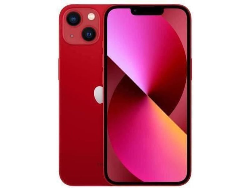 Smartphone iphone 13 128 go rouge finition brillante double capteur photo arrière - Conforama A