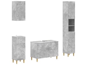 Ensemble de 4 pièces d'armoires de salle de bain delft cf63255