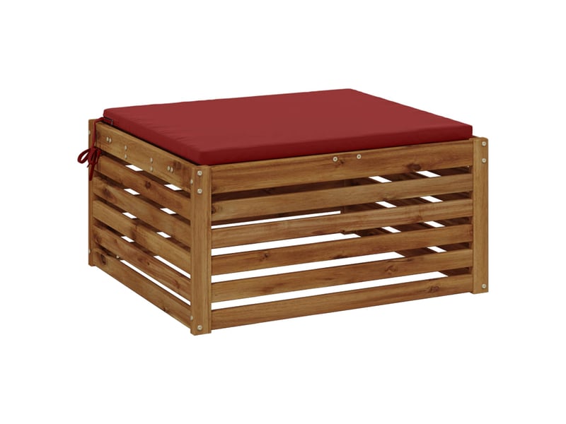  Coussin de siège, coussin d'assise 1 pièce soest 100 % polyester bordeaux cf55592  - Conforama C