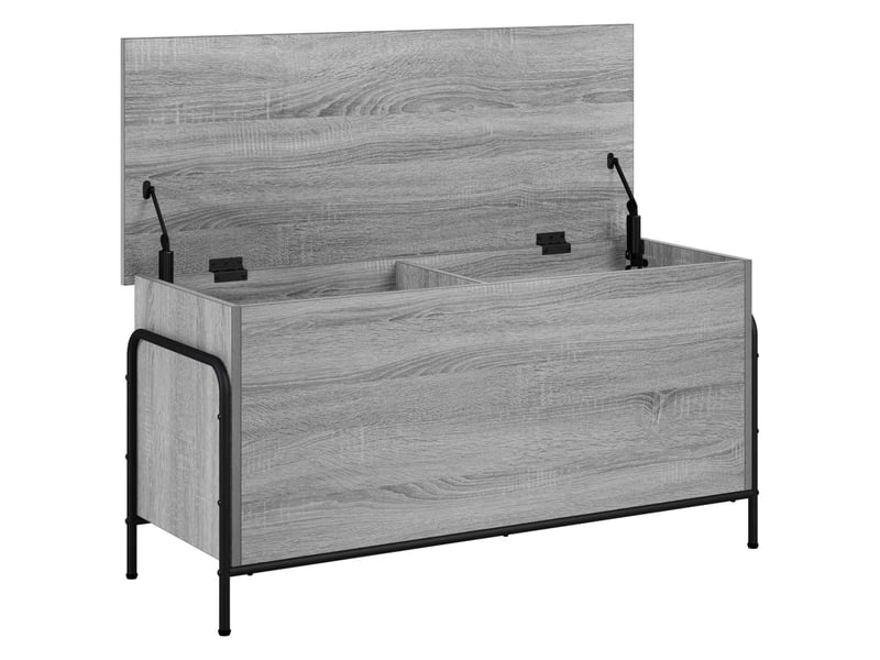 Boîte de rangement, coffre de rangement sonoma gris 80x40x49,5 cm - Conforama C
