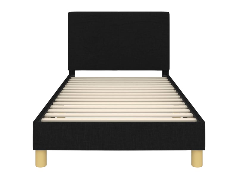 Cadre de lit pour enfants - lit jeune avec tête de lit noir 80 x 200 cm - Conforama E